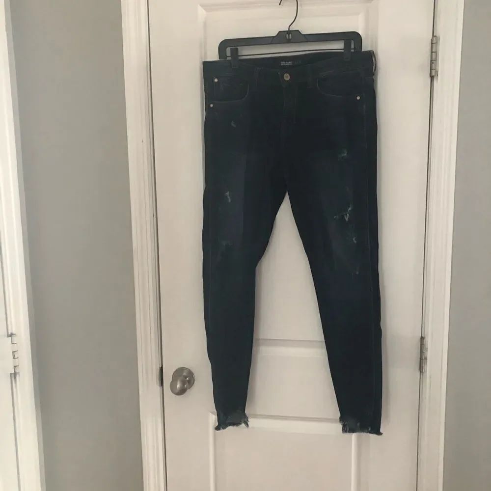 Zara Step Hem Skinny Jeans